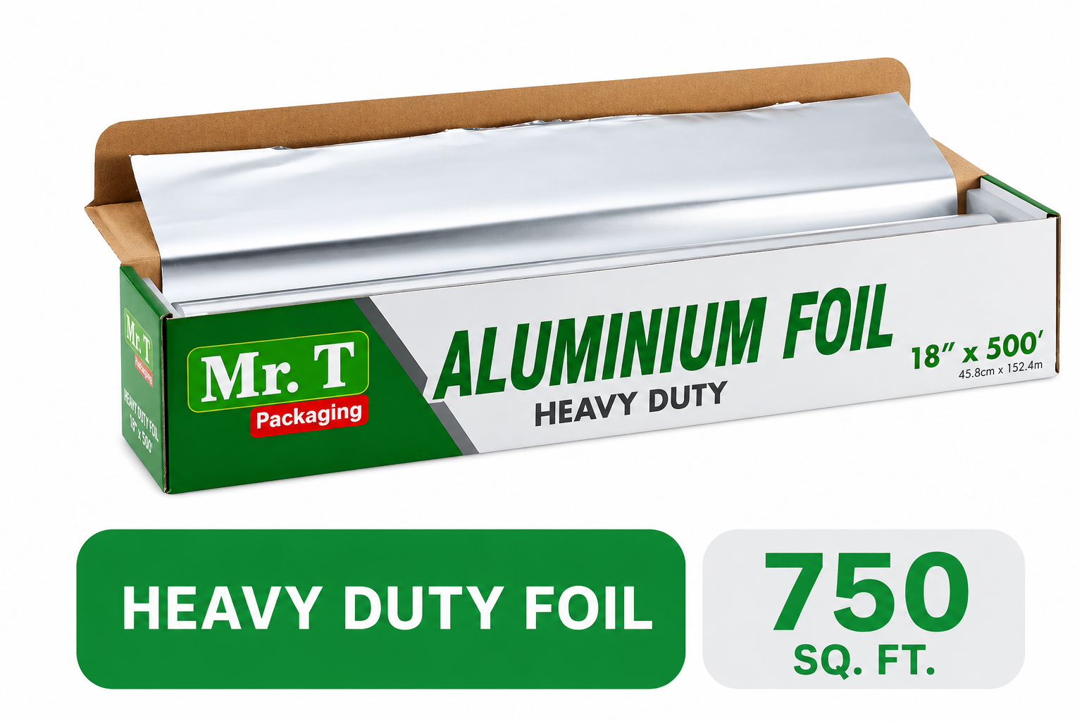 ALUMINUM FOIL ROLL 18 X 500 STD