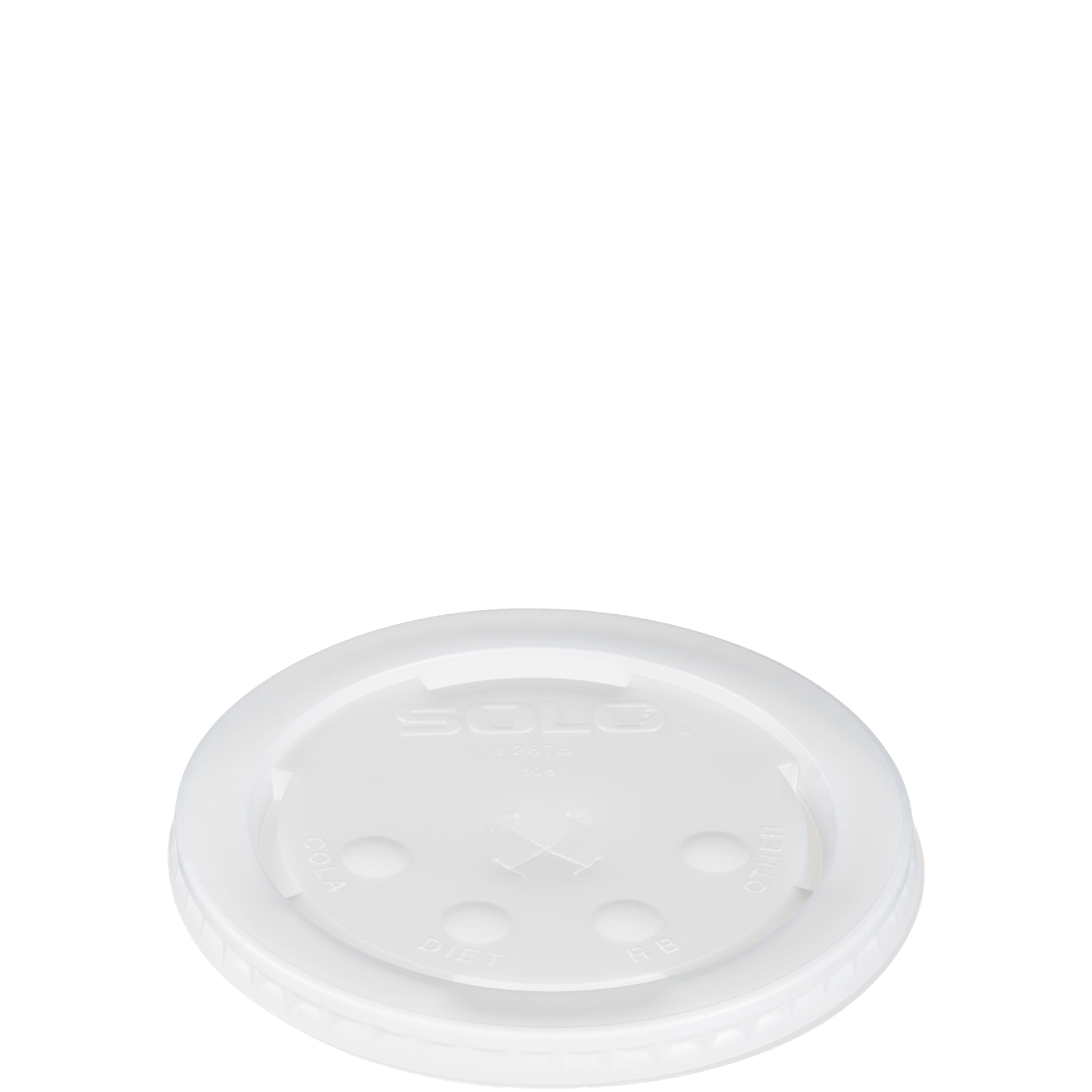 TRANSLUCENT LID STRAW SLOT 1000CT