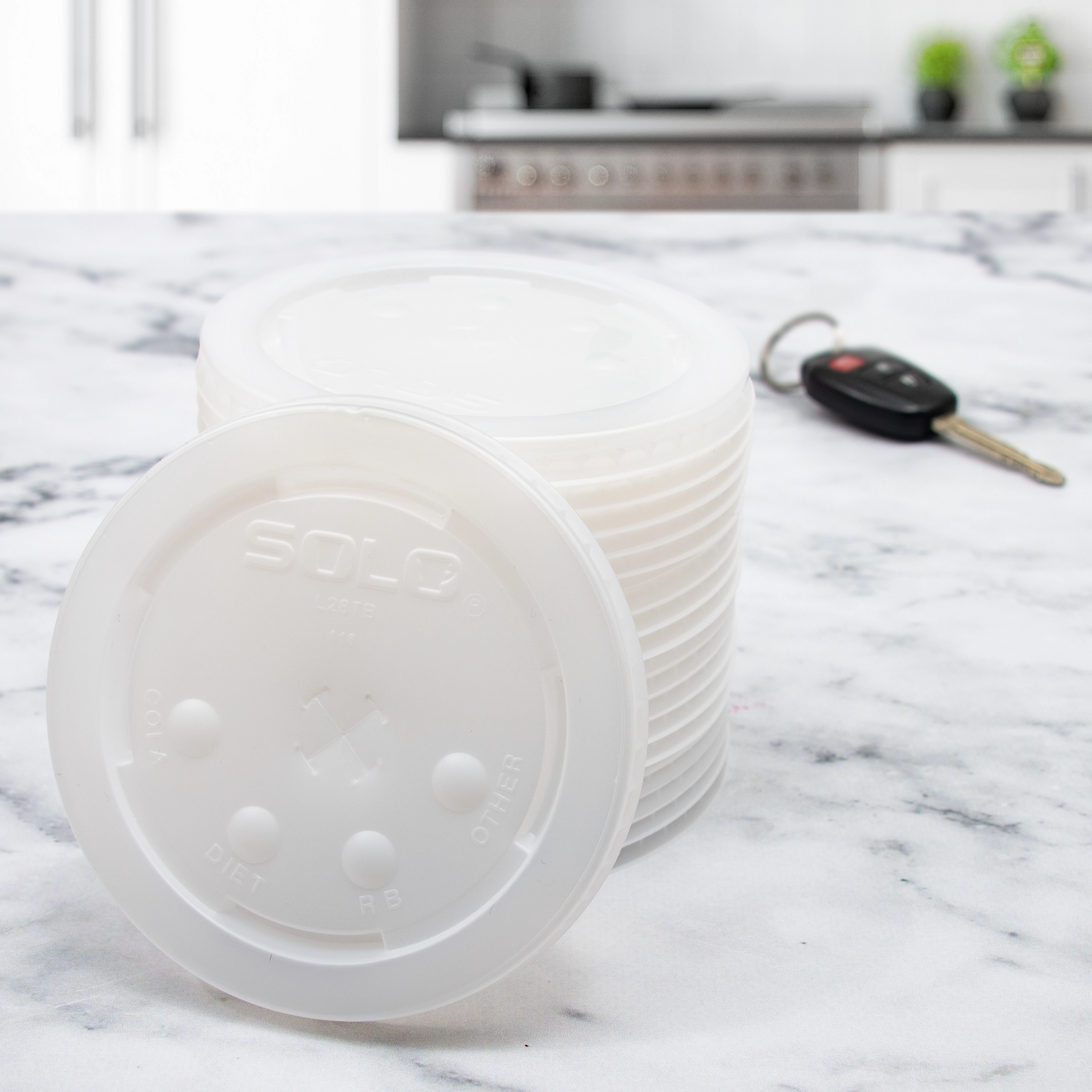 TRANSLUCENT LID STRAW SLOT 1000CT