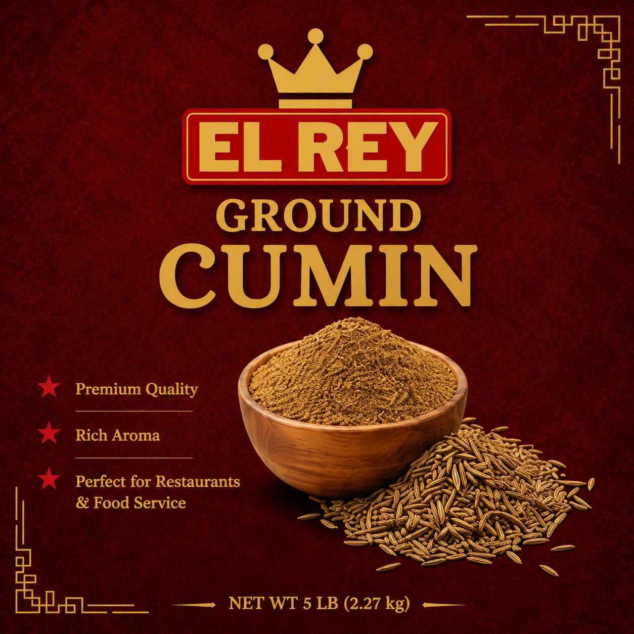 GROUND CUMIN 5LBS