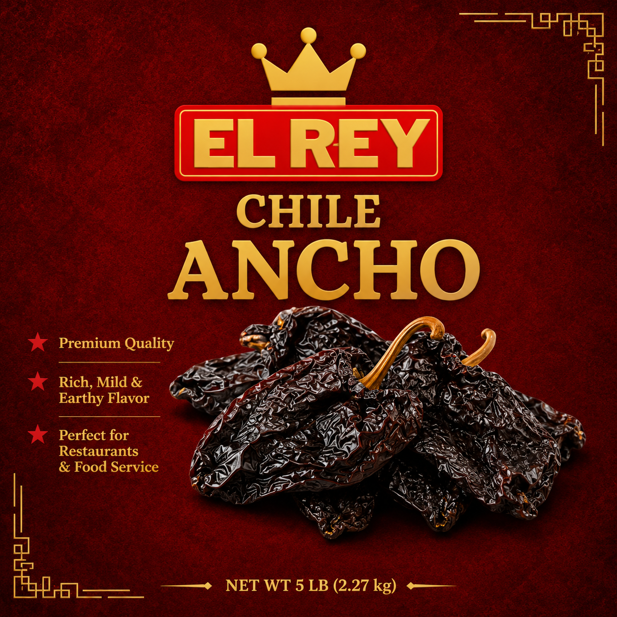 CHILE ANCHO 5 LBS
