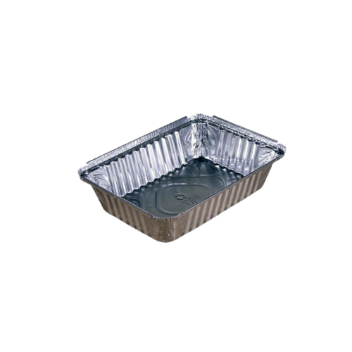 2.25 OBLONG ALUMINUM CONTAINER 500CT
