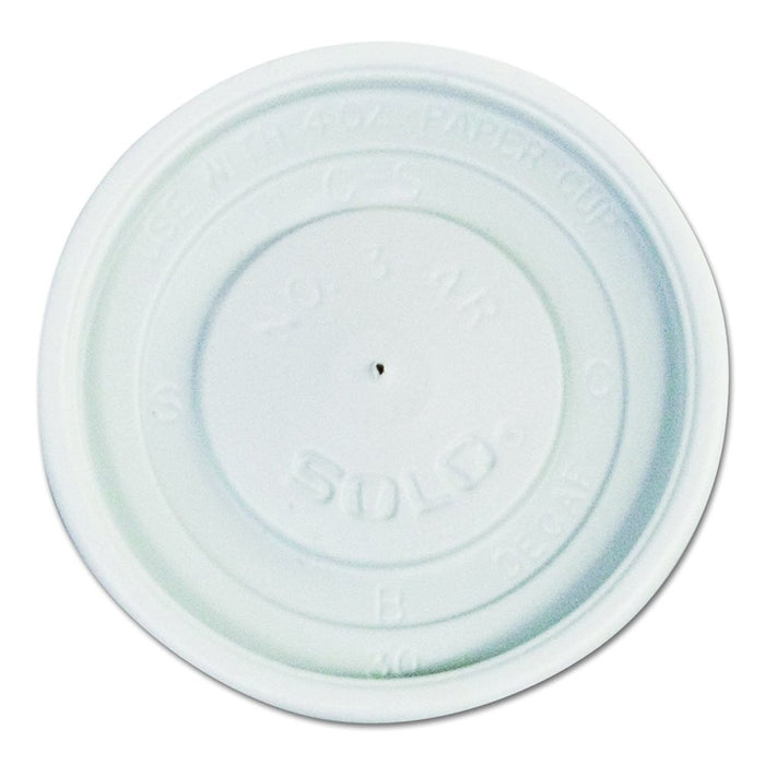 WHITE VENTED LID 1000CT