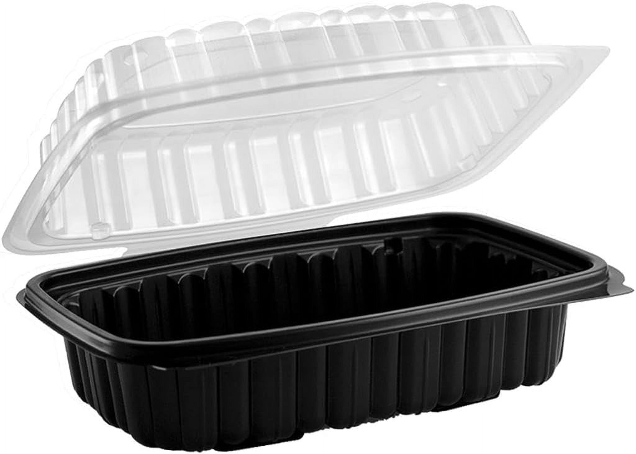 BLACK BOTTOM CLEAR TOP 9X6X3 100CT