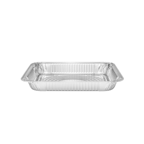 Half Size Heavy-Duty Aluminum Foil Steam Table Pan, Shallow Depth 100CT