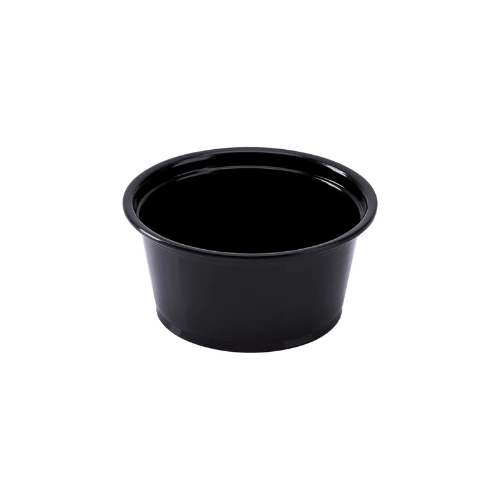 PORTION CUP 2 OZ 2500CT BLACK 