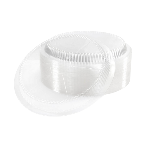 DOME LIDS 7" PLASTIC 500 CT