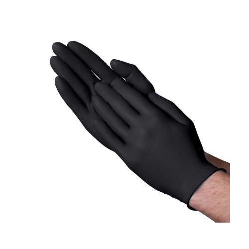 SMALL NITRILE GLOVES 10/100 BLACK