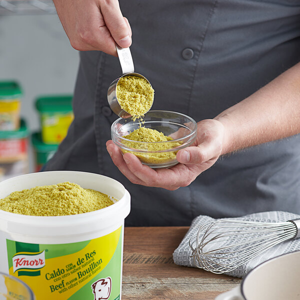 Knorr 4.4 lb. Caldo de Res / Beef Bouillon Base - 4/Case