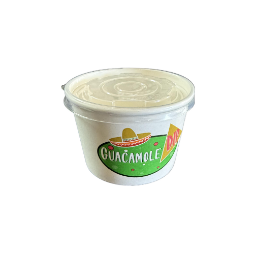 8 OZ SQUAD PAPER CUP COLOR / CHEESE DIP /GUAC
