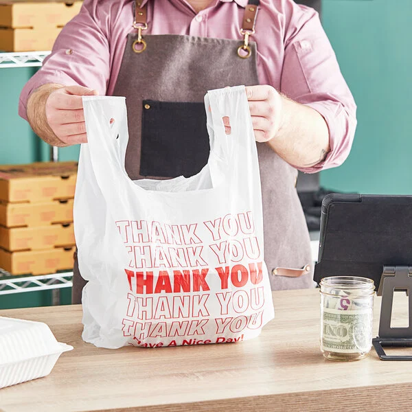 T-SHIRT BAG 11.5X6X21 (THANK YOU)13MIC 1000CT